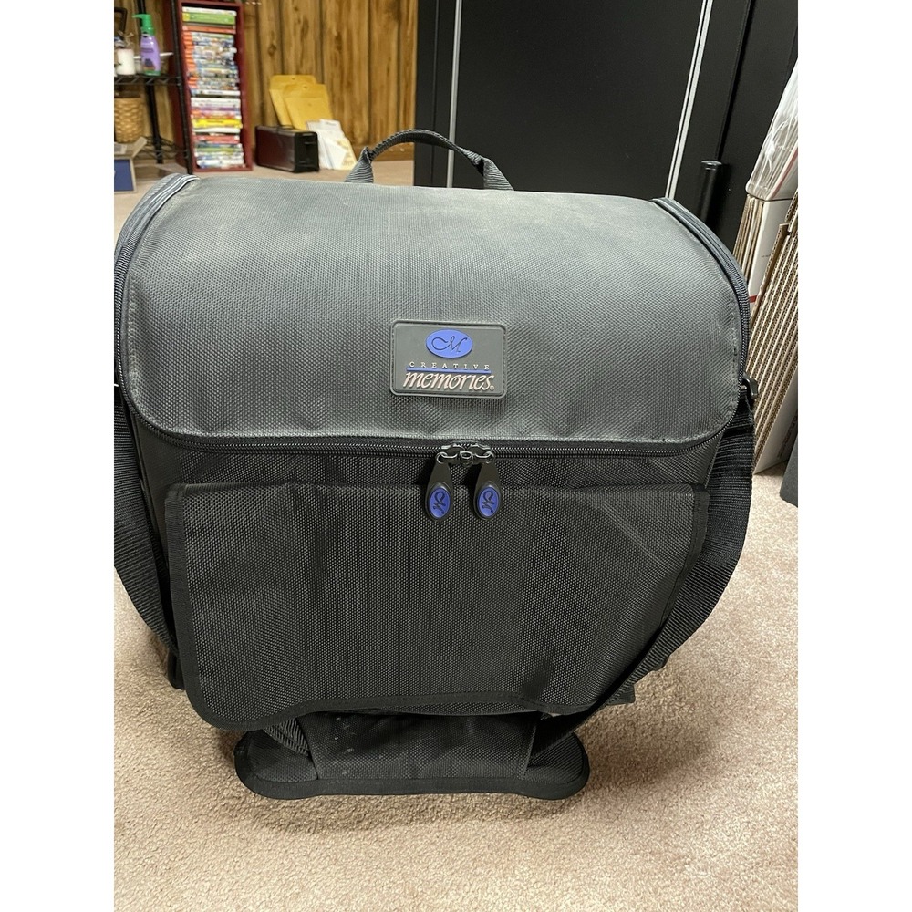 Creative Memories Consultant Scrapbook Organizer Bag Case Storage Tote Retired - Picture 2 of 14